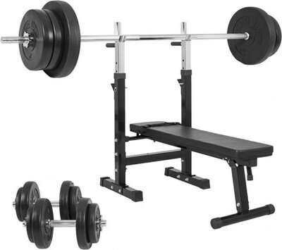 gorilla_sports_drukbank_met_gewichten