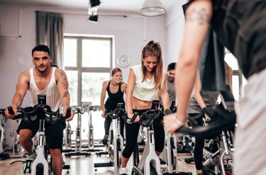 Afvallen met spinninglessen