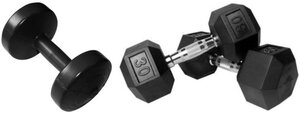 verschil ronde hexagon dumbbell