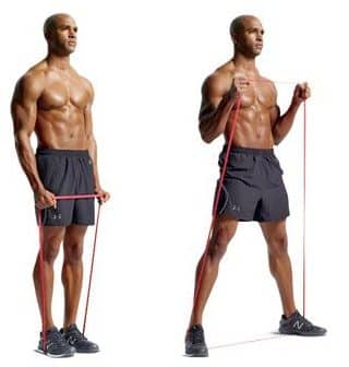 Bicep curl weerstandsbanden kruidvat