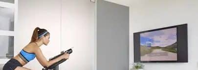 Hometrainer Zwift training