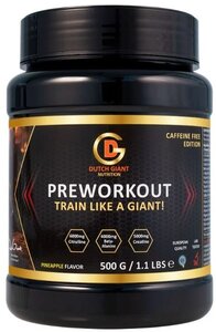 XXL nutrition pre workout dutch giant nutrition