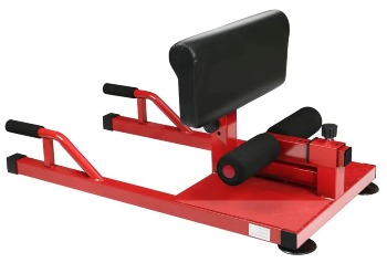 Sissy squat machine rood