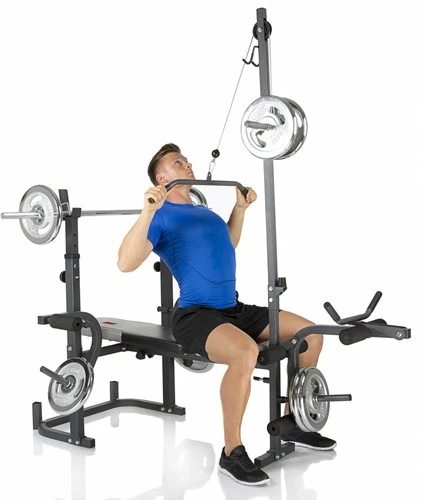 halterbank oefening spiergroepen