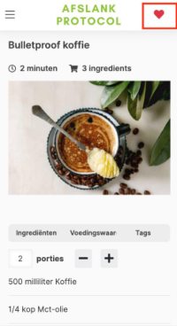 afslank protocol app