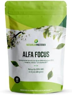 Natuurlijk presteren alfa focus